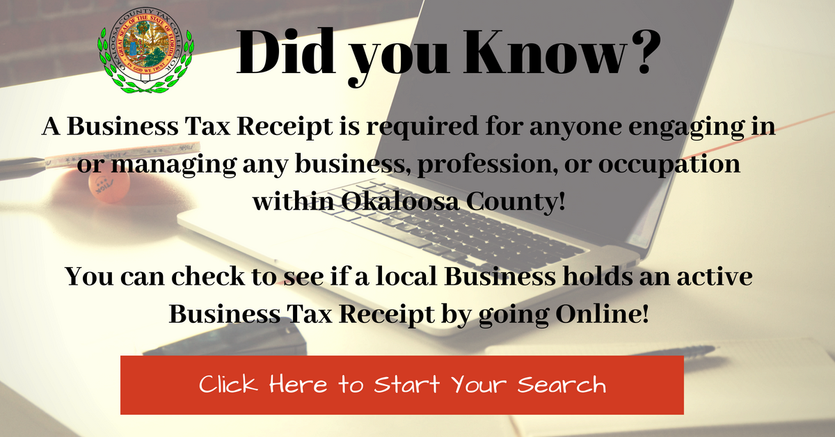 Business Tax Receipt Search	graphic